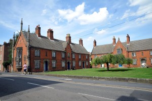 Gamlyn Almshouses in Church Street, Spalding