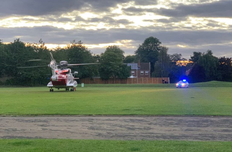 Seriously injured man airlifted to hospital by coastguard helicopter ...